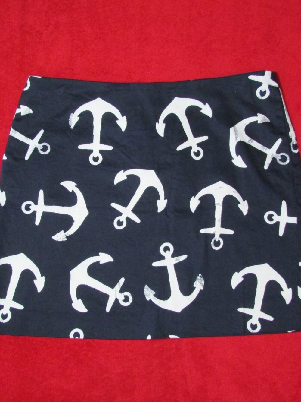 J. Crew Nautical Straight Mini Skirt - Stretch & Pockets